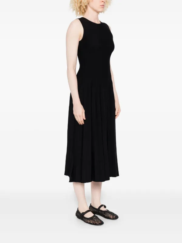 staud pleated dress Joy pleated cotton-blend gown in burgundy - Staud