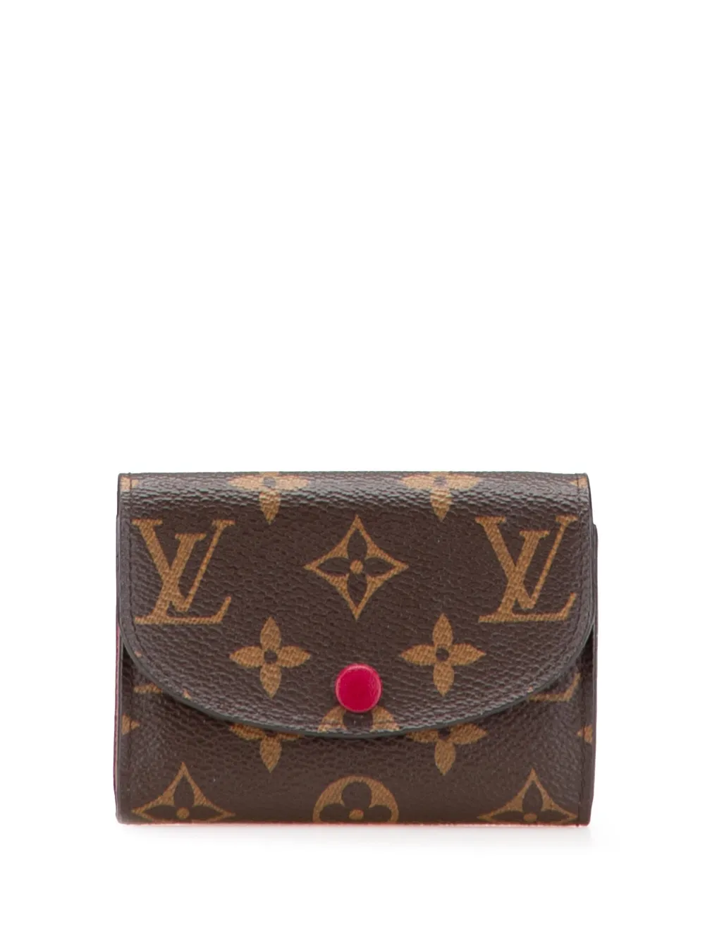 Pre-owned Louis Vuitton 2019 Monogram Rosalie Purse Coin Pouch In Brown