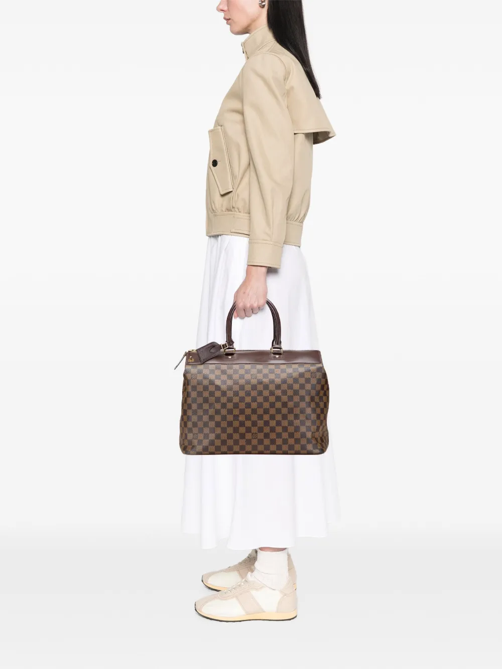 Louis Vuitton Pre-Owned 2006 Damier Ebene Greenwich PM travel bag | Pre-Owned | Image 2