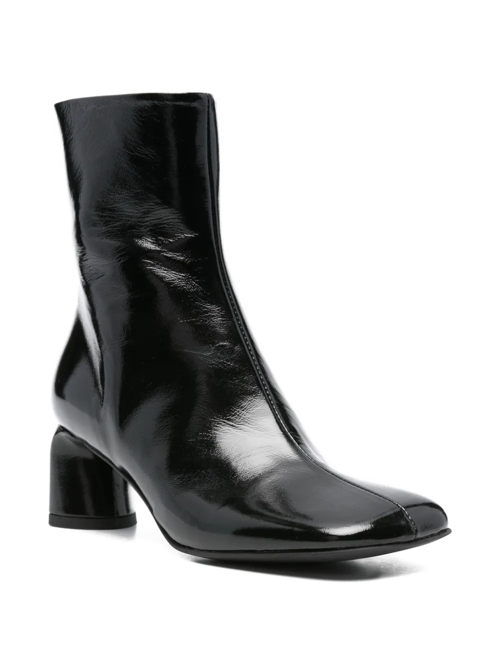 Halmanera 55mm patent leather block-heel boots | Ankle Boots | Image 2