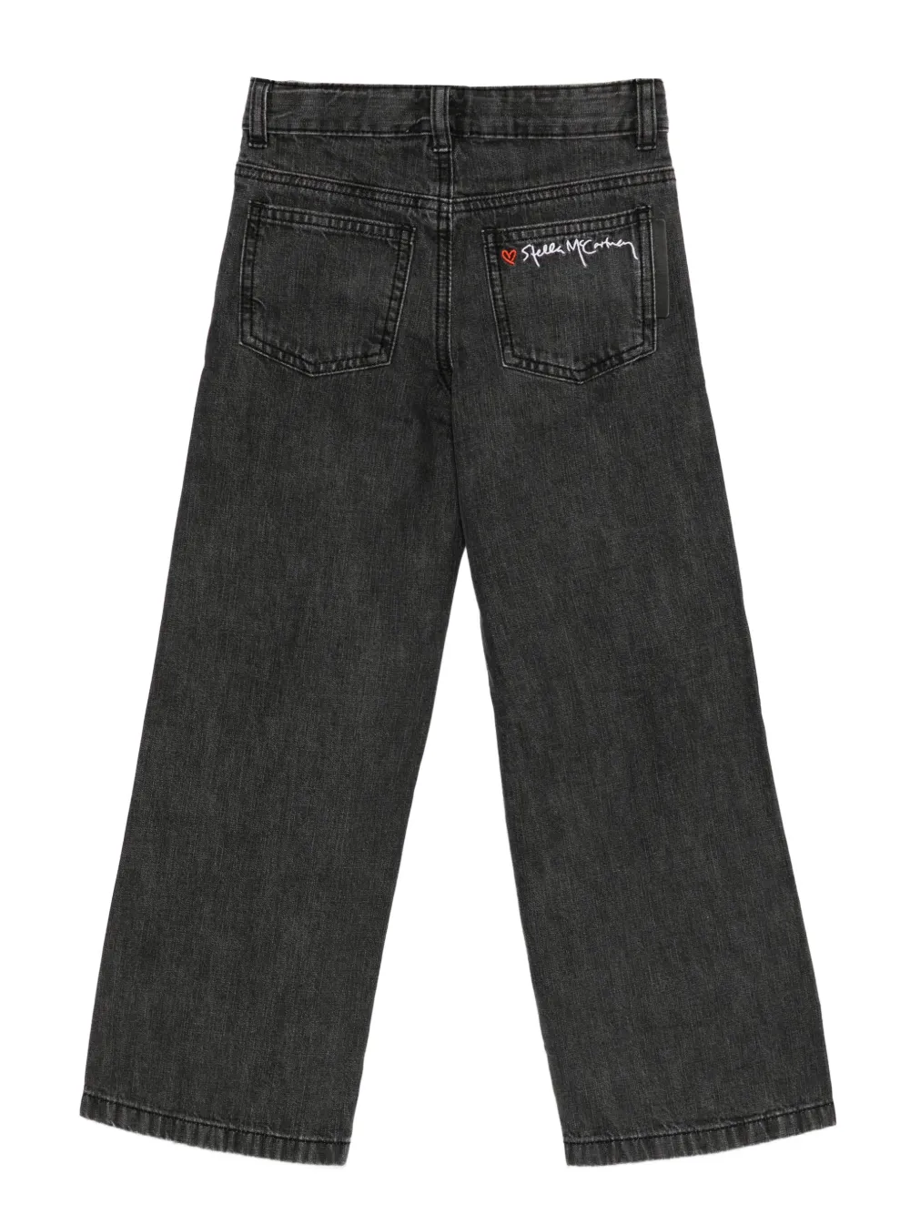 Stella McCartney Kids button-detail trousers Zwart