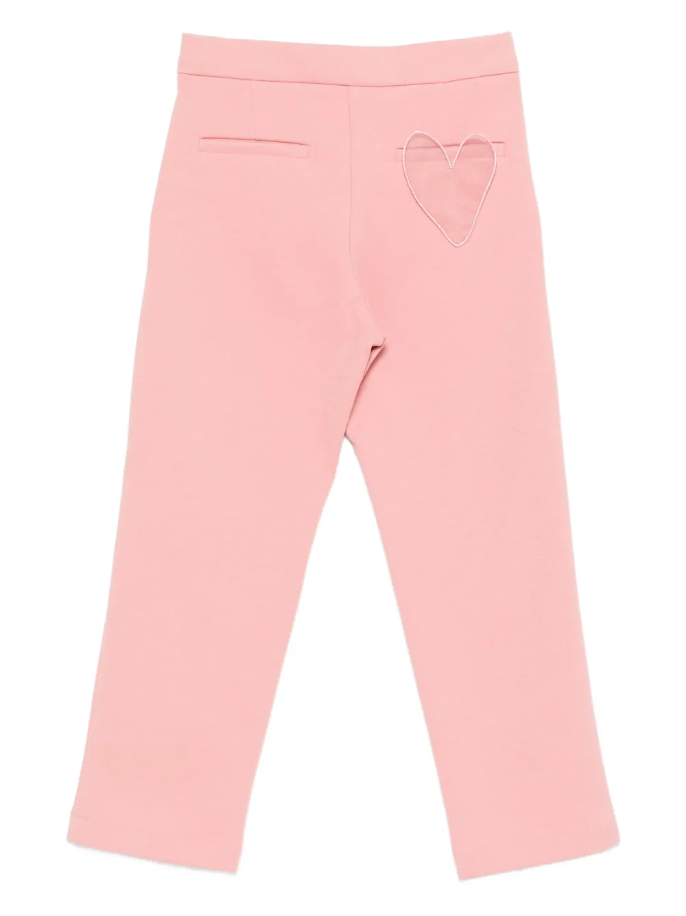 Simonetta heart-detail trousers | Girls Casual Trousers | Image 2