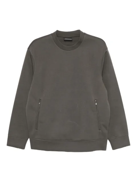Emporio Armani zip-pocket sweatshirt