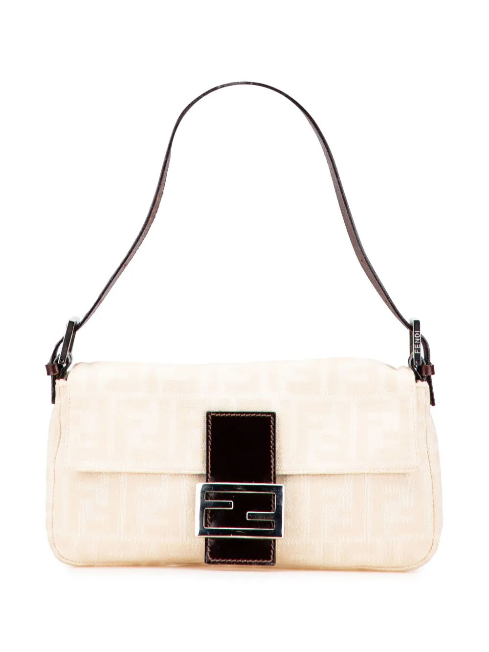 Fendi Pre-Owned 2000-2010 Zucca Canvas Baguette shoulder bag | Brown | Image 1