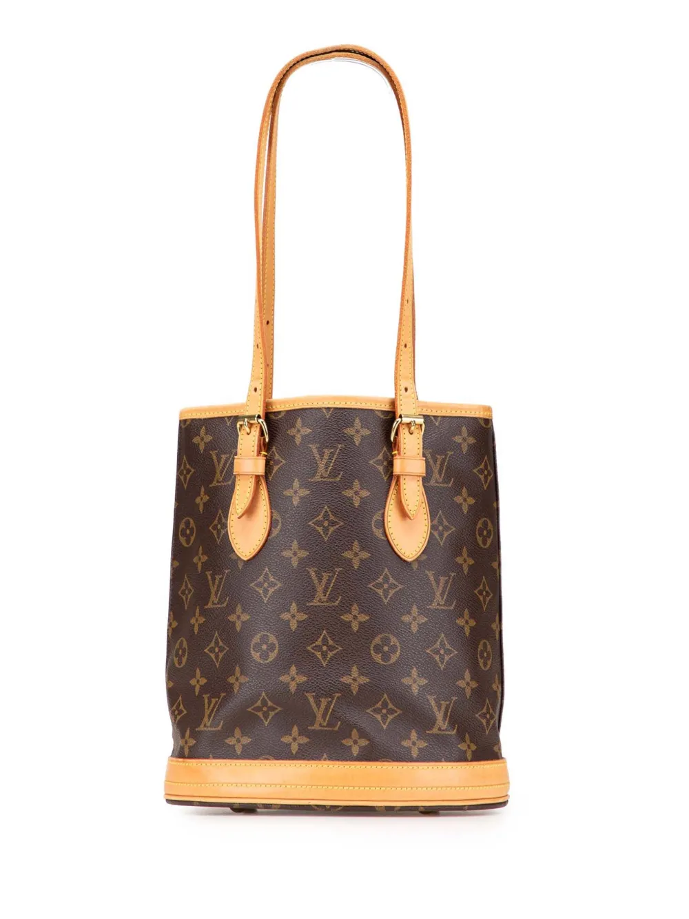 Louis Vuitton Pre-Owned 2003 Monogram Petit bucket bag - ブラウン Louis Vuitton Pre-Owned 2003 Monogram Petit bucket bag - ブラウン
