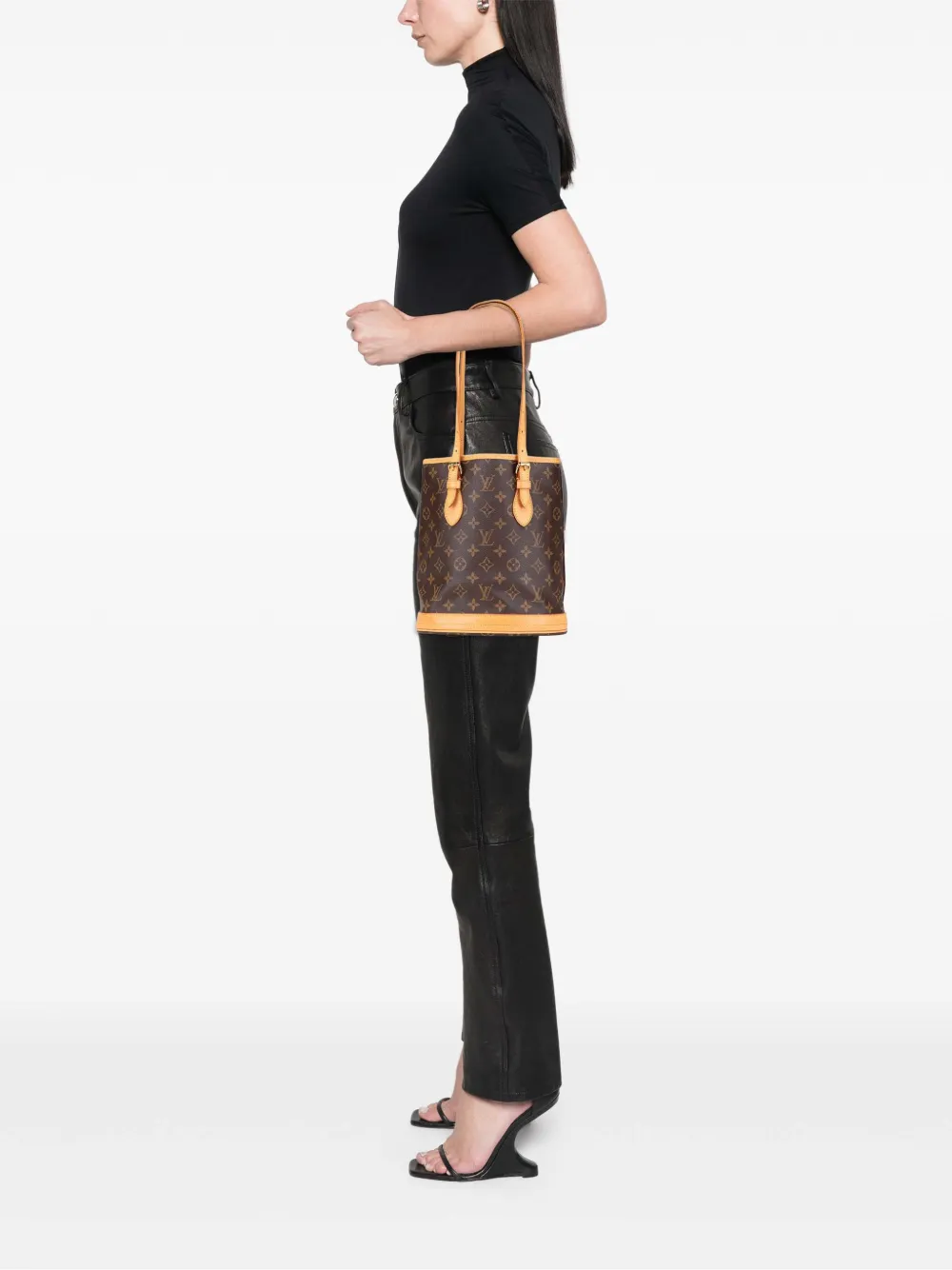 Louis Vuitton Pre-Owned 2003 Monogram Petit bucket bag | Pre-Owned | Image 2