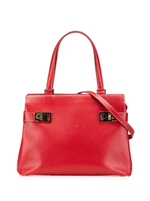 Ferragamo Pre-Owned 2000-2025 Leather Nencia satchel