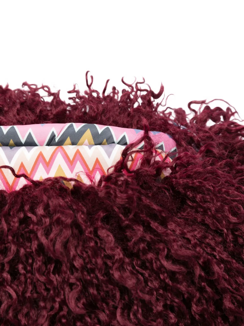 Missoni Kids Curly schoudertas met stapel Rood