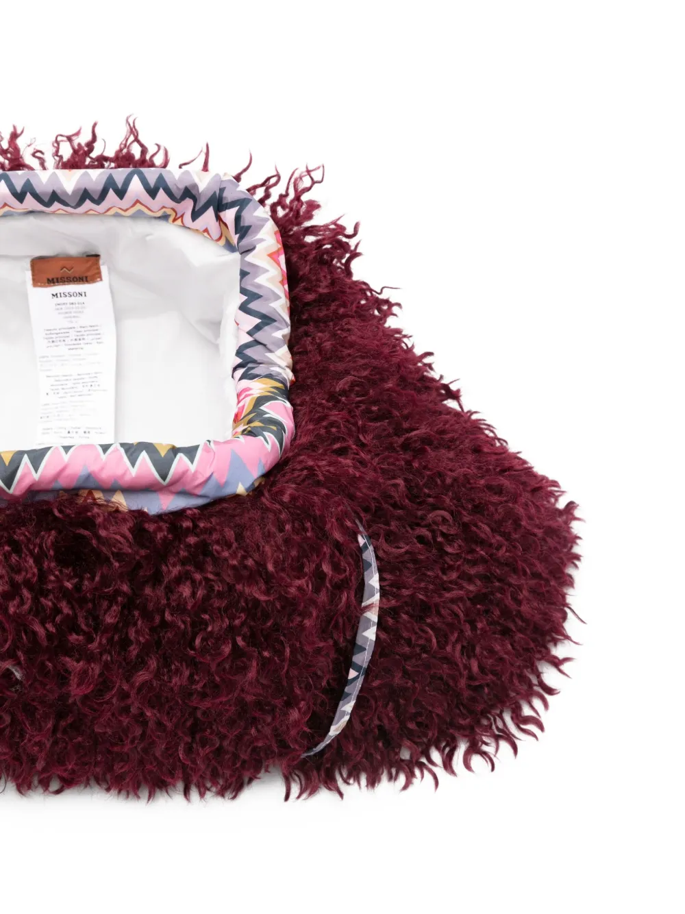 Missoni Kids Curly schoudertas met stapel Rood