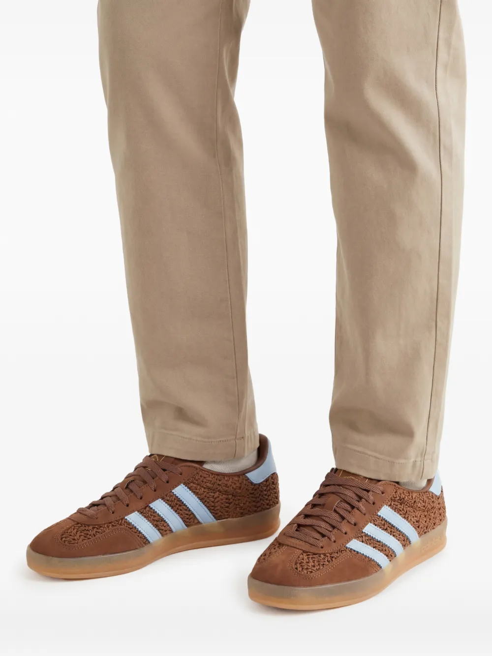 adidas Gazelle leren sneakers Bruin