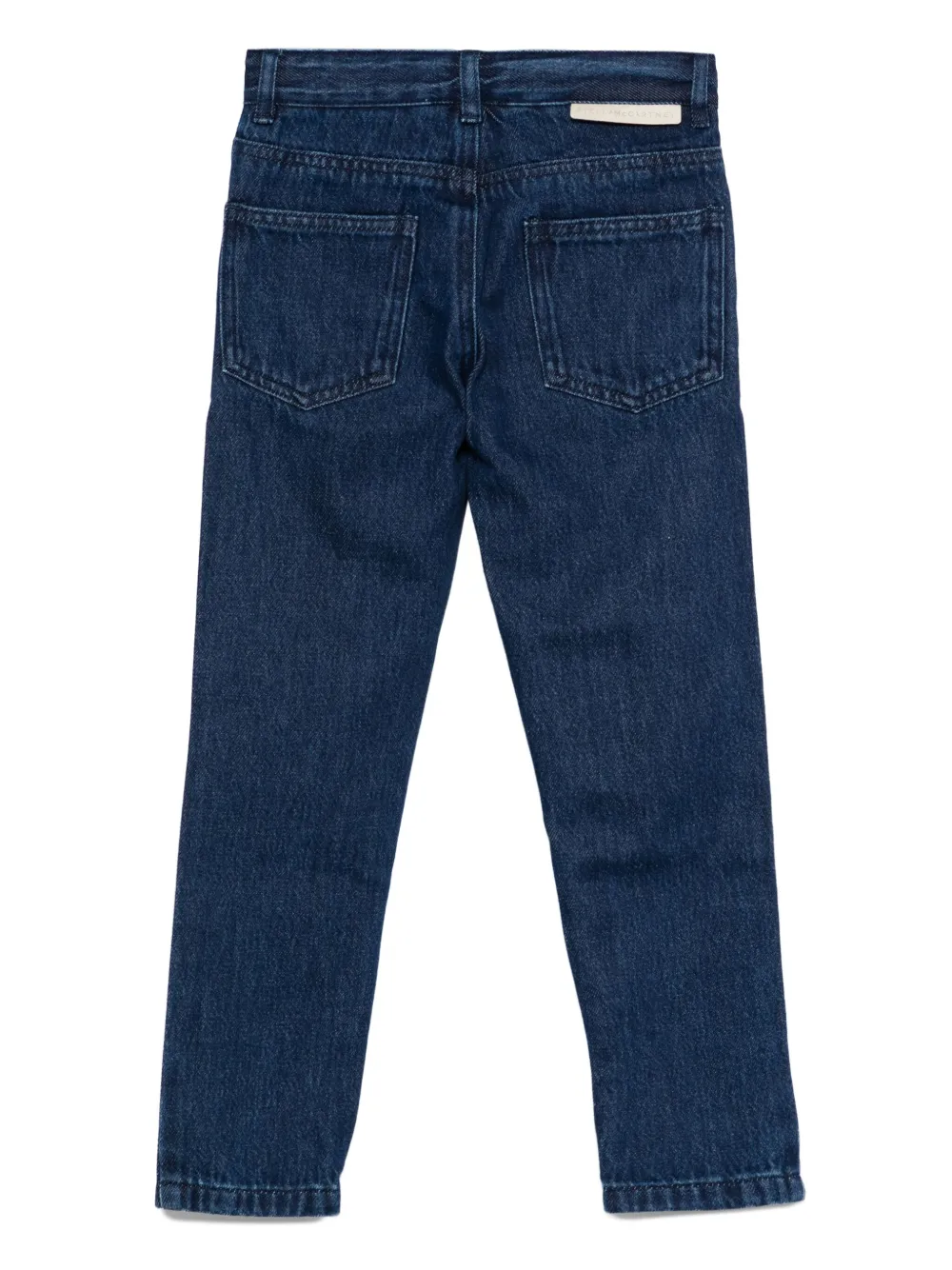 Stella McCartney Kids Gerafelde jeans met monster Blauw