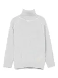 Eleventy Kids roll-neck wool sweater - Grey