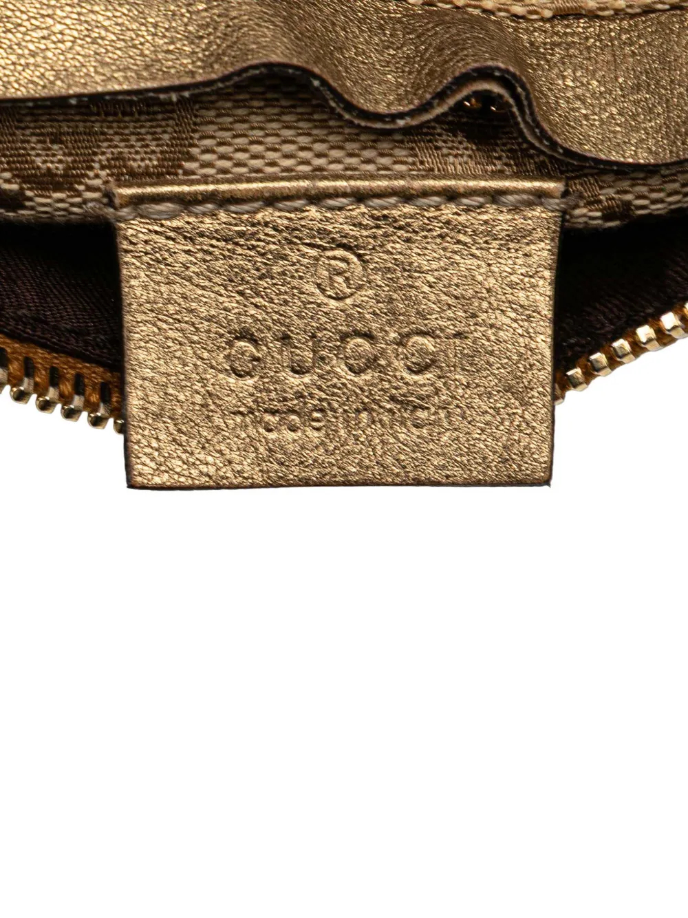 Pre-owned Gucci 2000-2015 Gg Canvas Web Double Pocket Belt Bag In Brown