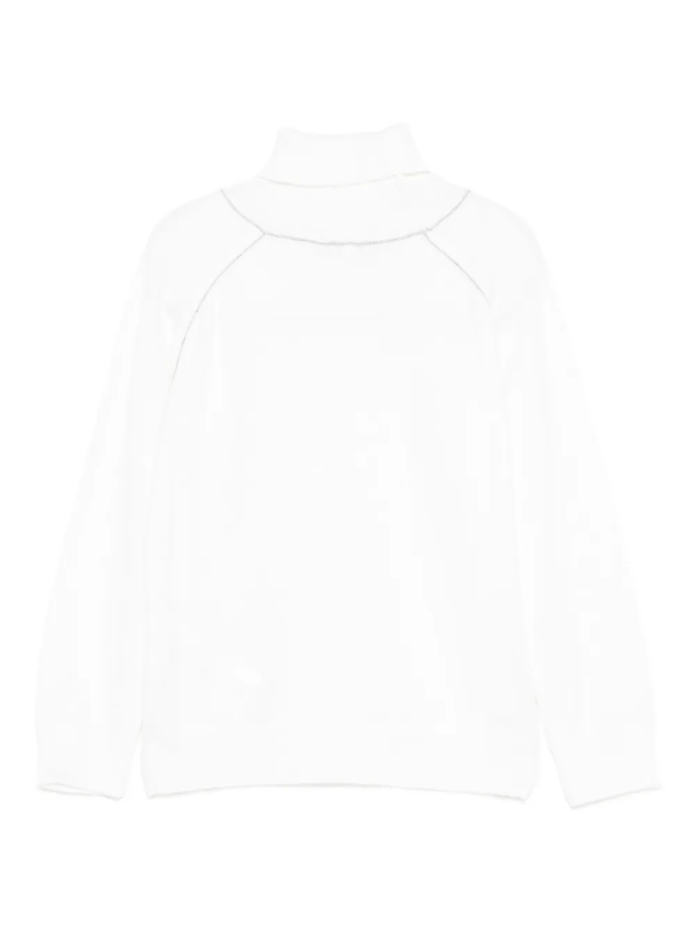 Eleventy Kids Coltrui met raglan mouwen Wit