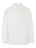Calvin Klein Kids long-sleeve button-down shirt - White