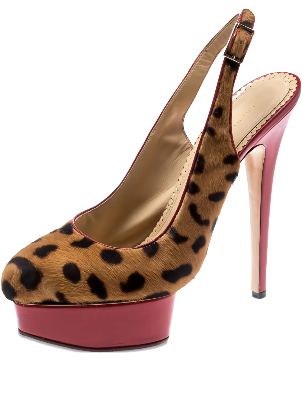 Charlotte Olympia Sandali con cinturino posteriore - Marrone