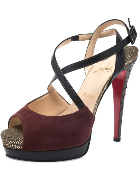 Christian Louboutin Pre-Owned 130mm Christ sandals