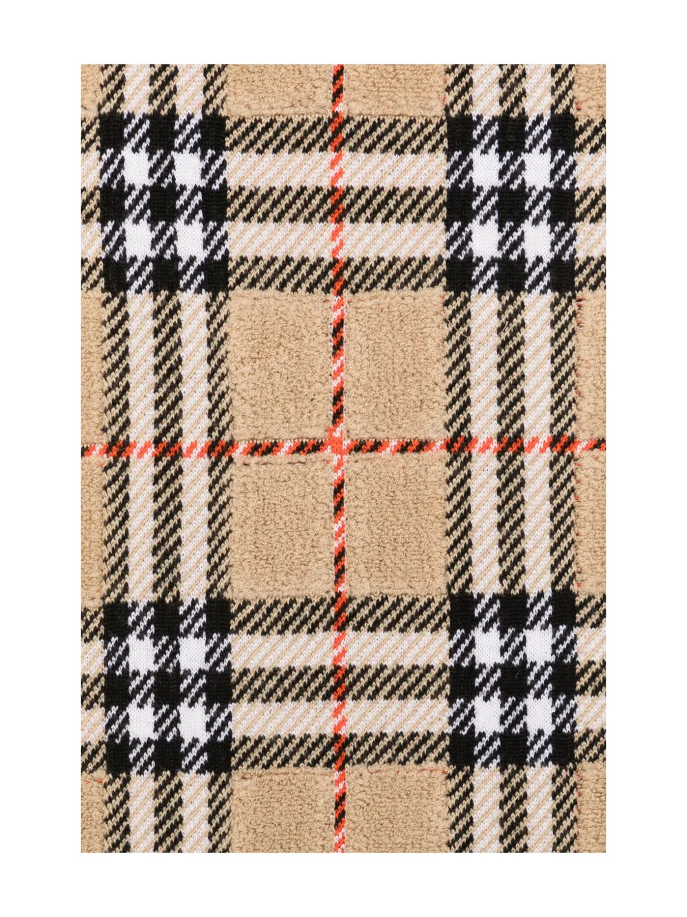 Burberry Kids Geruite wollen sjaal Beige