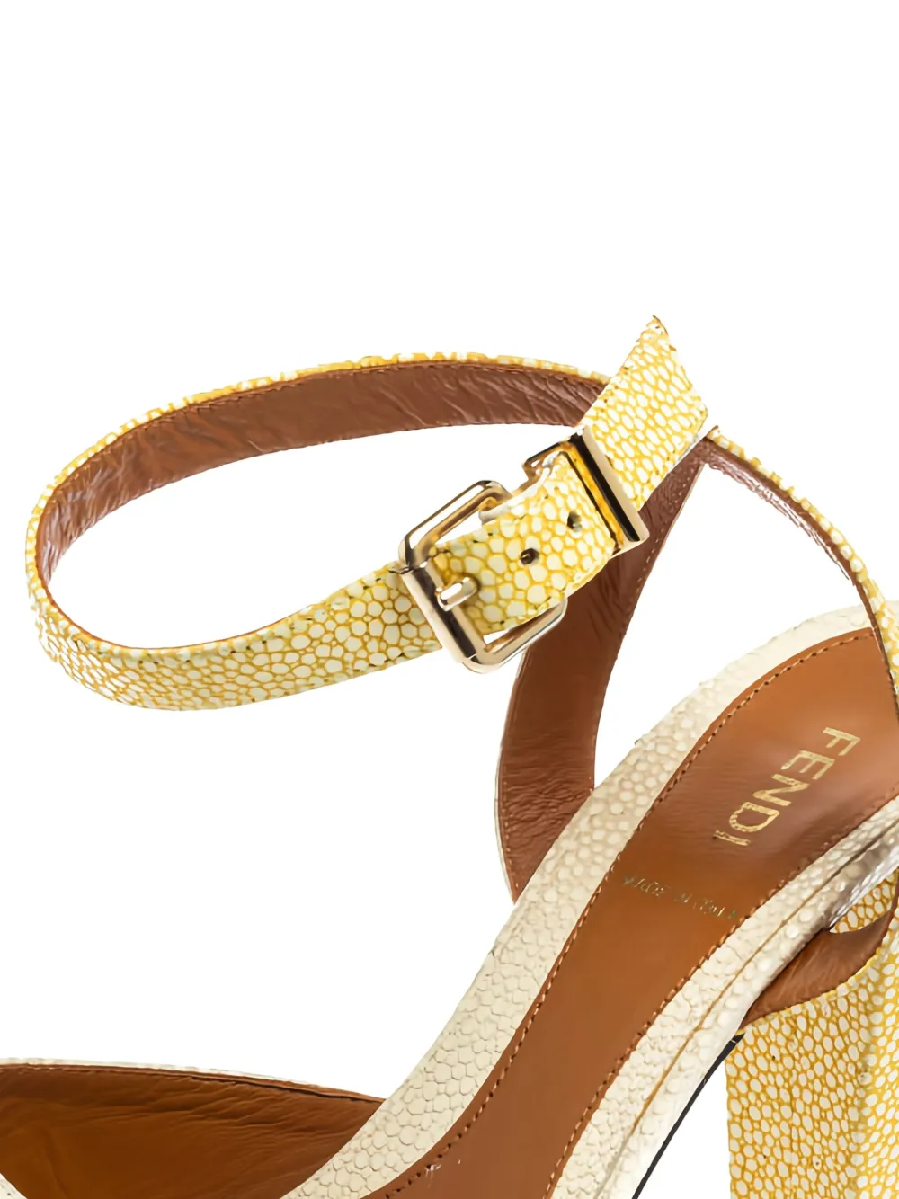 Fendi Pre-Owned 520775 Yellow - Geel