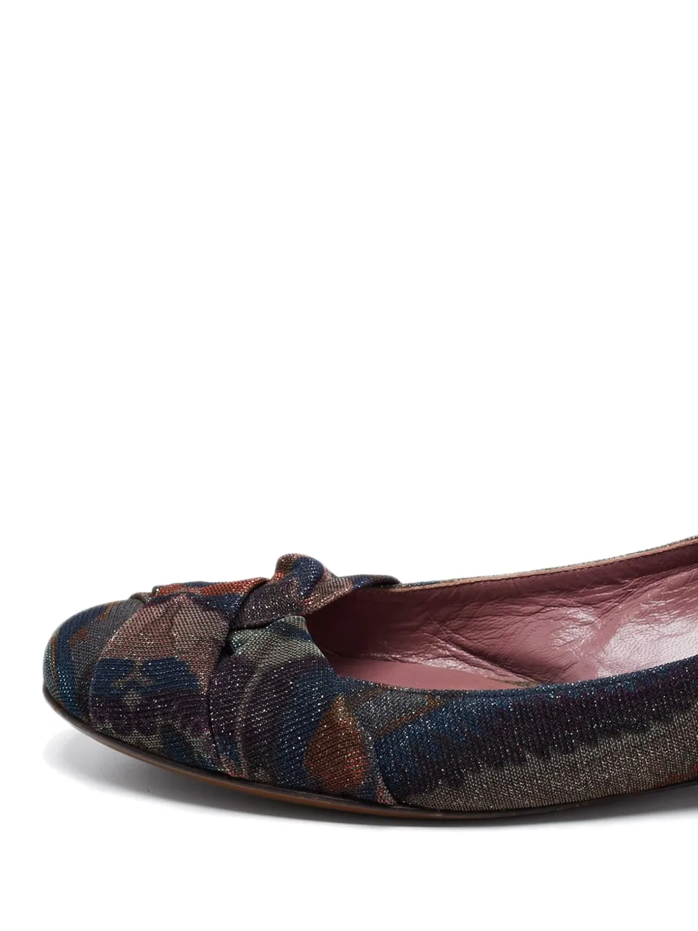 Missoni Pre-Owned Ballerina's met geknoopt detail - Zwart