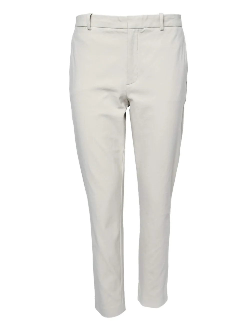 Pre-owned Polo Ralph Lauren Vintage Slim-fit Trousers In White