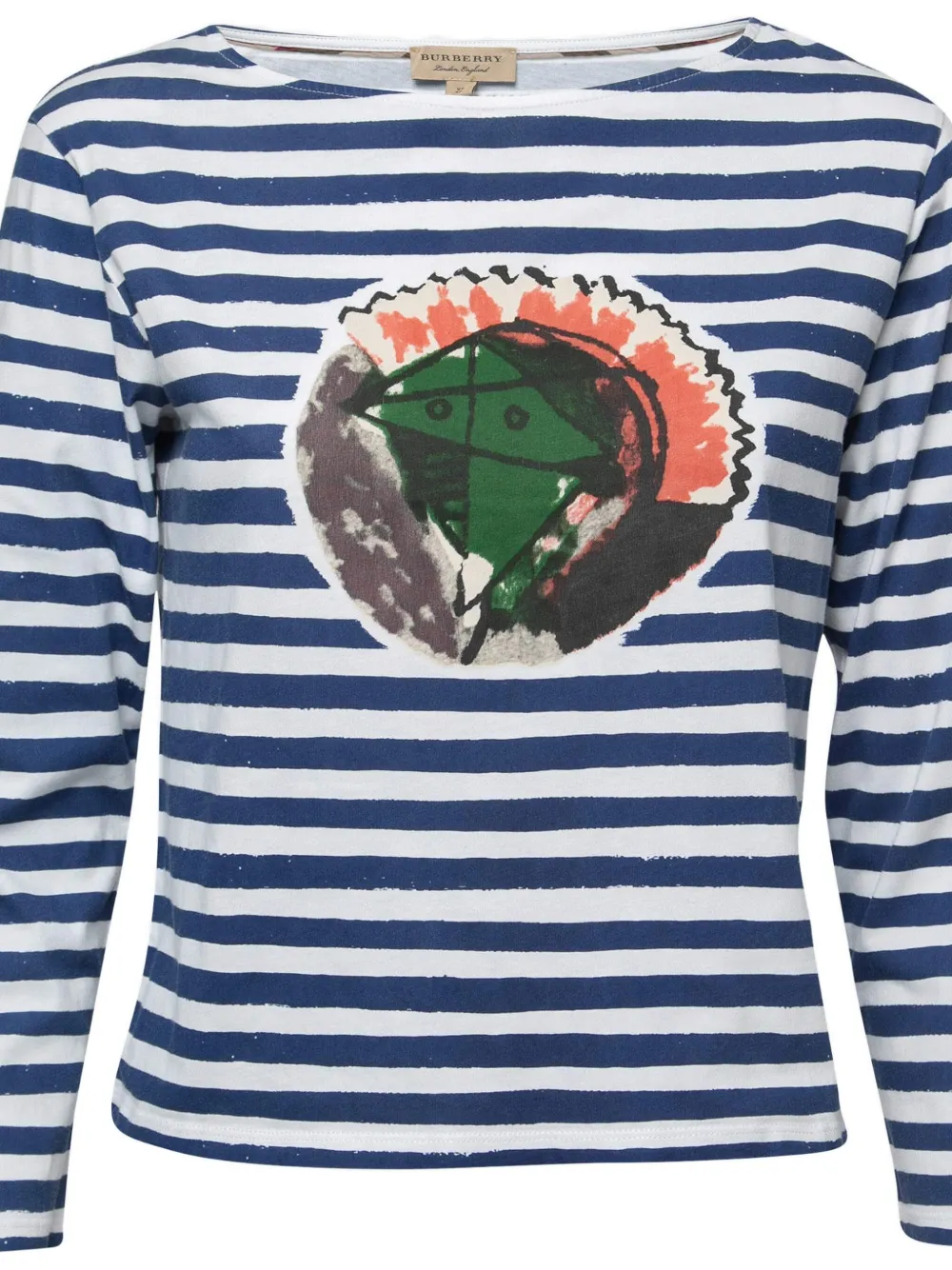 Burberry Pre-Owned abstract-print striped T-shirt | Image 2