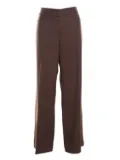 Escada Pre-Owned wool pockets trousers - Brown