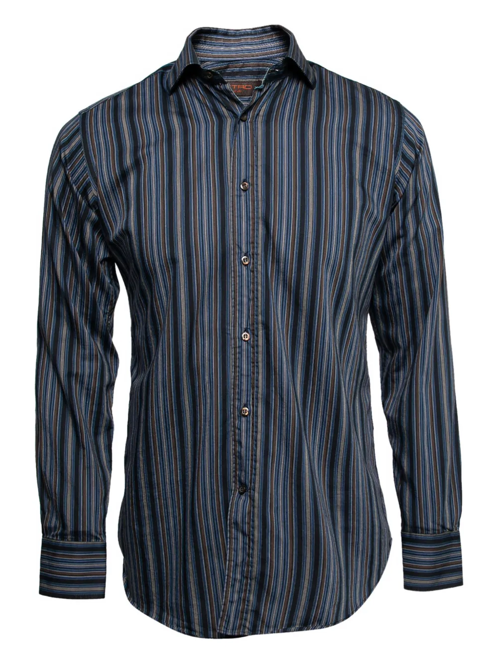 Etro Pre-Owned striped shirt | Blue | Image 1