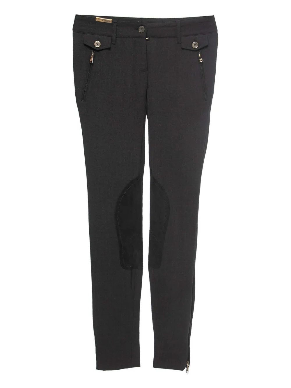 Pre-owned Dolce & Gabbana 2024 Wool-blend Trousers In Black