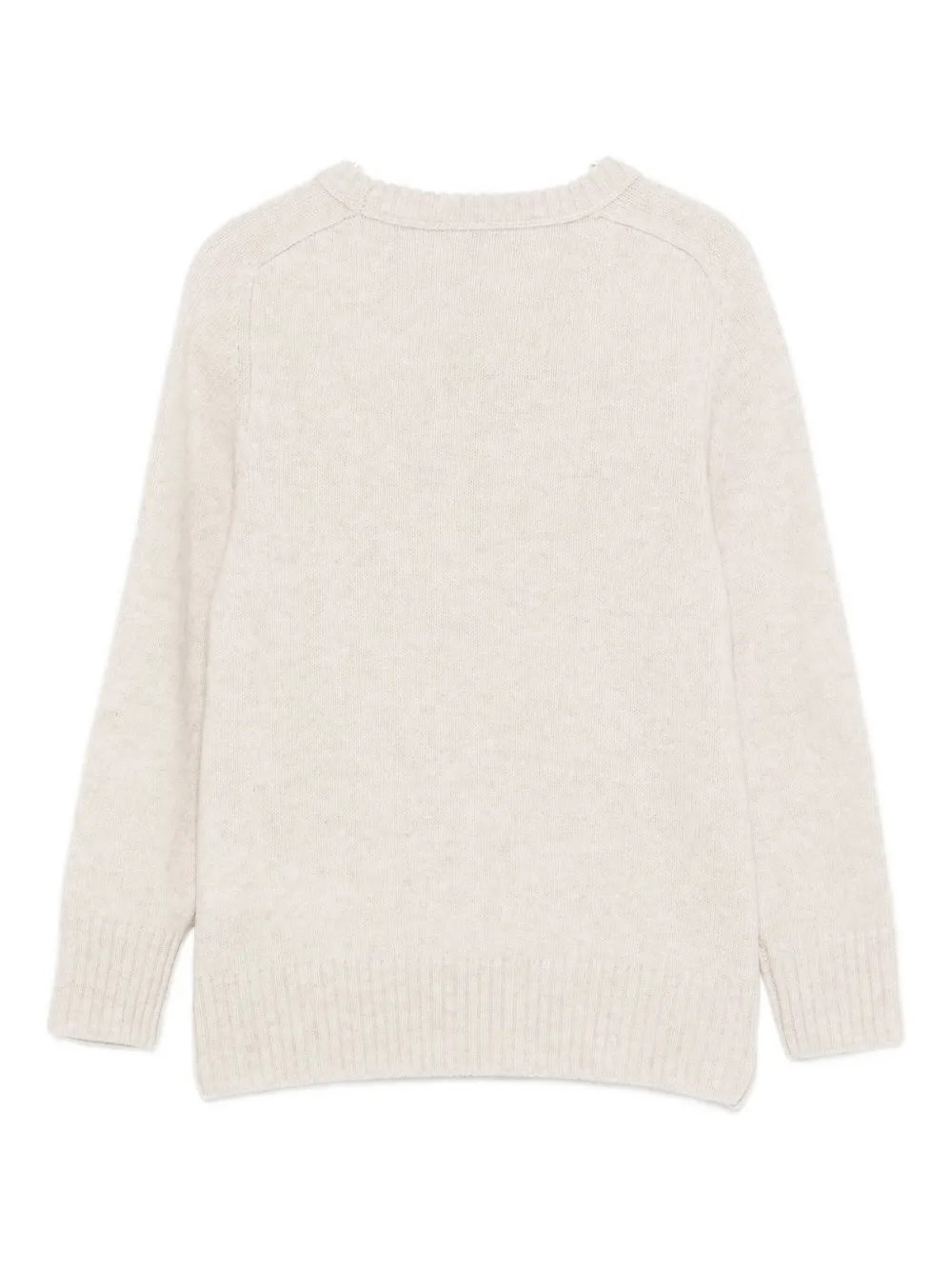 Paolo Pecora Wool Sweater In White