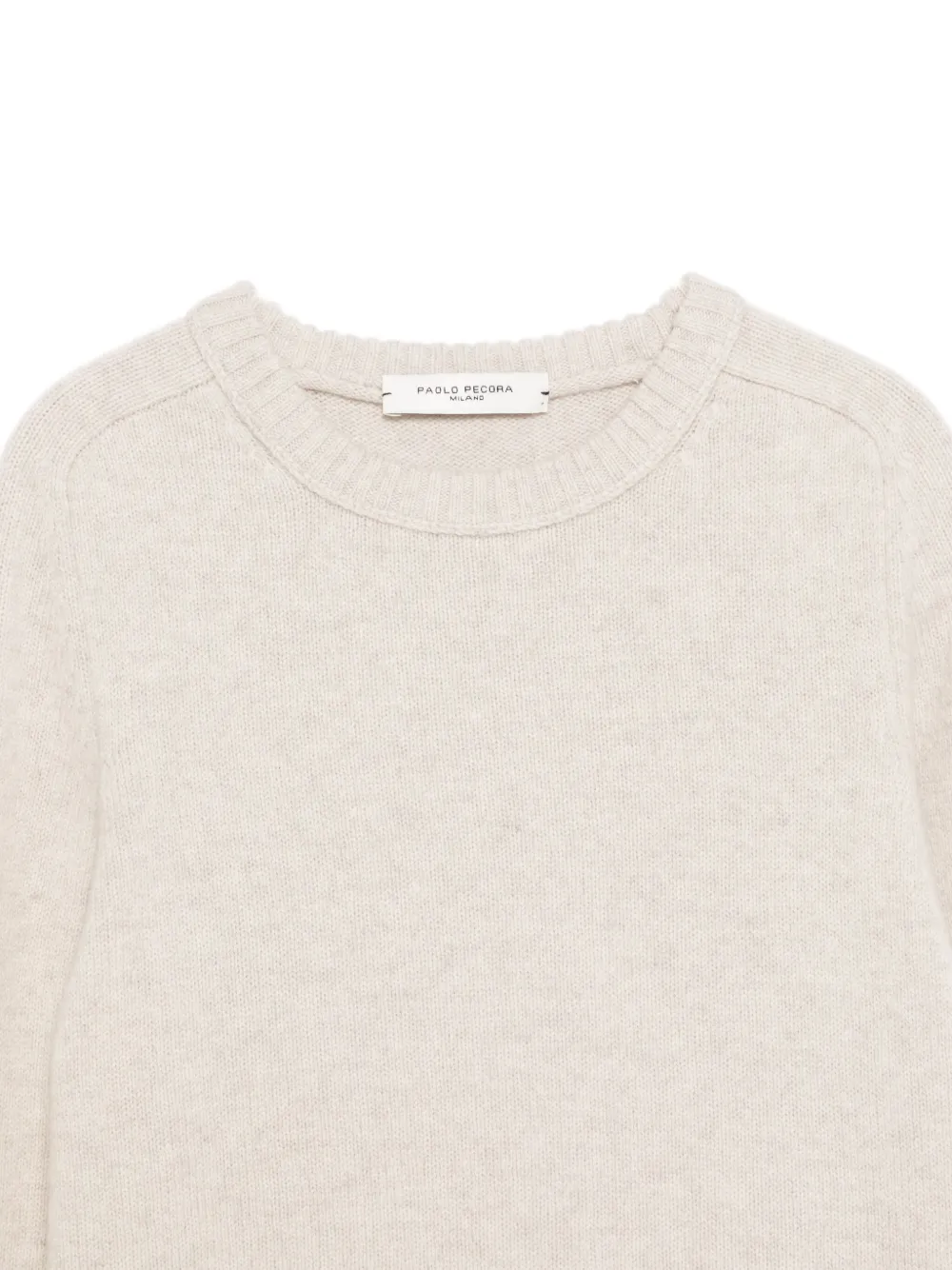 Paolo Pecora Kids Trui met ronde hals Beige