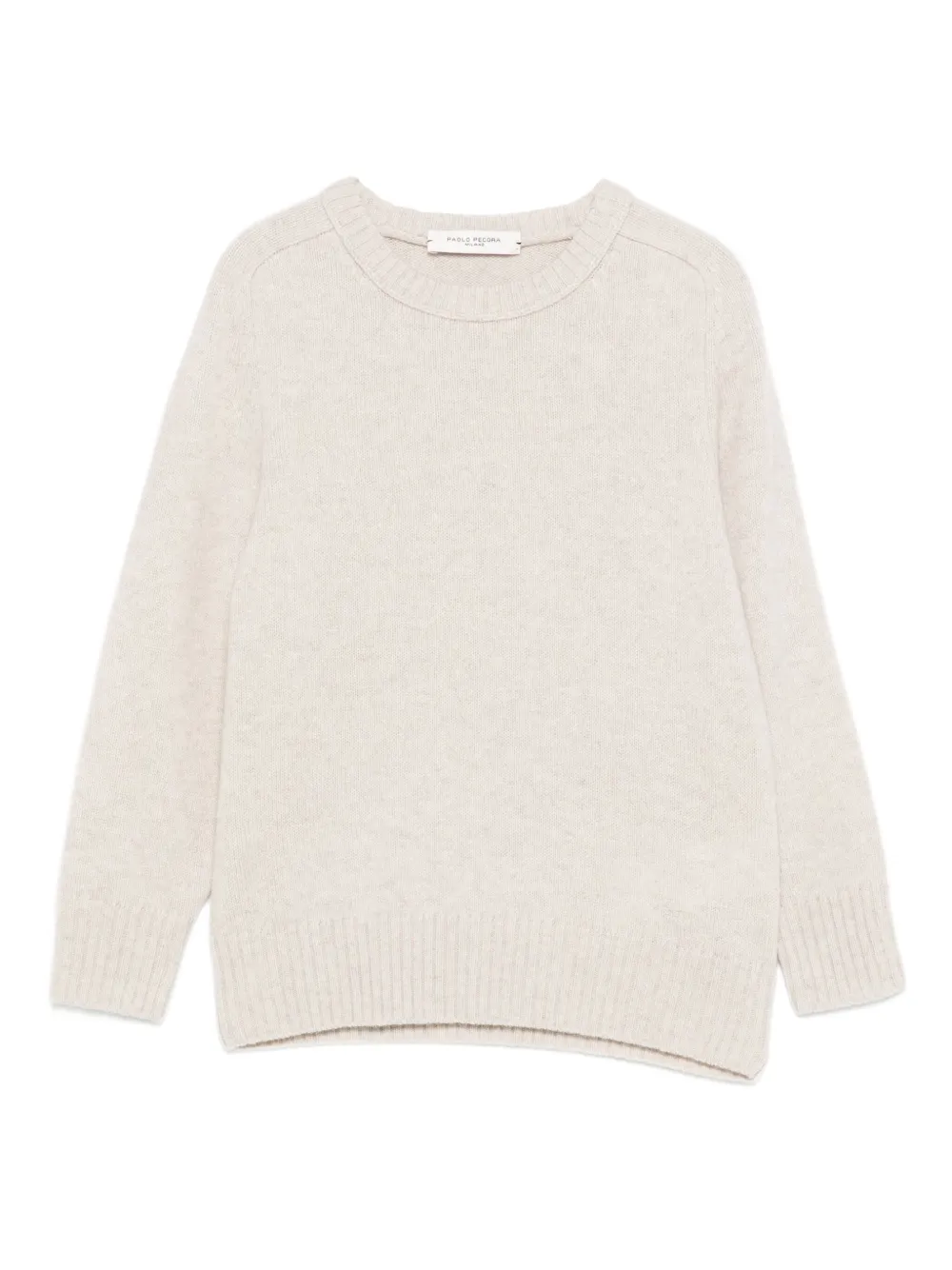 Paolo Pecora Kids Trui met ronde hals Beige