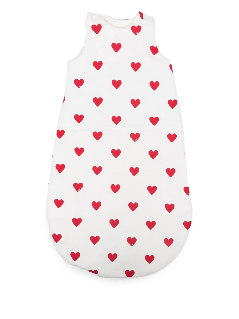 Petit Bateau heart-print sleep bag | White | Image 1