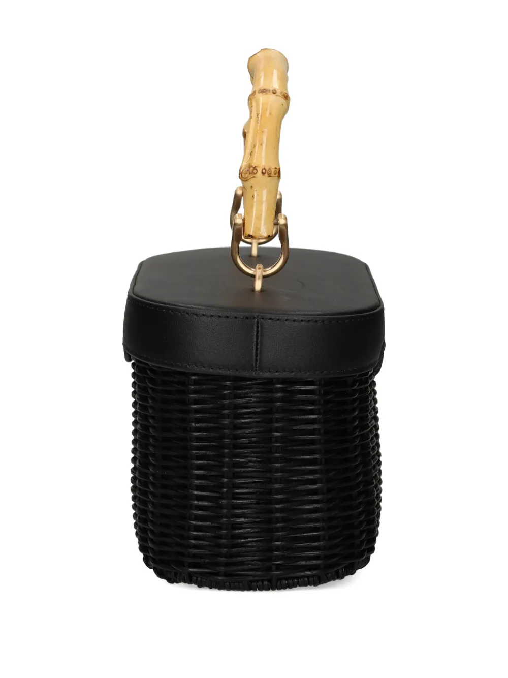 Cult Gaia bamboo-handle tote bag Zwart