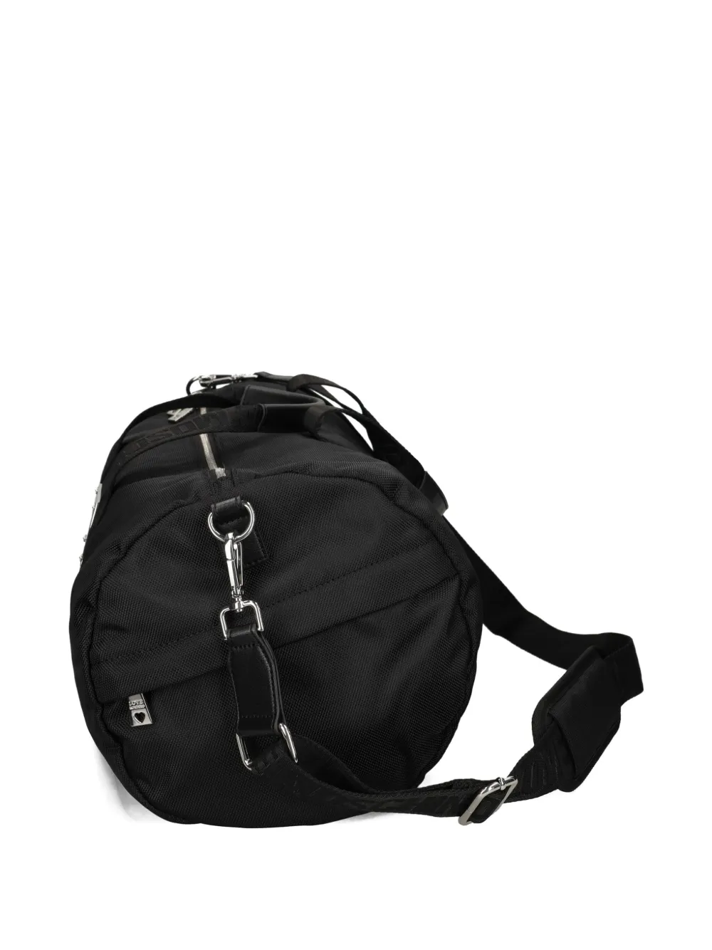 Love Moschino logo-plaque holdall Zwart
