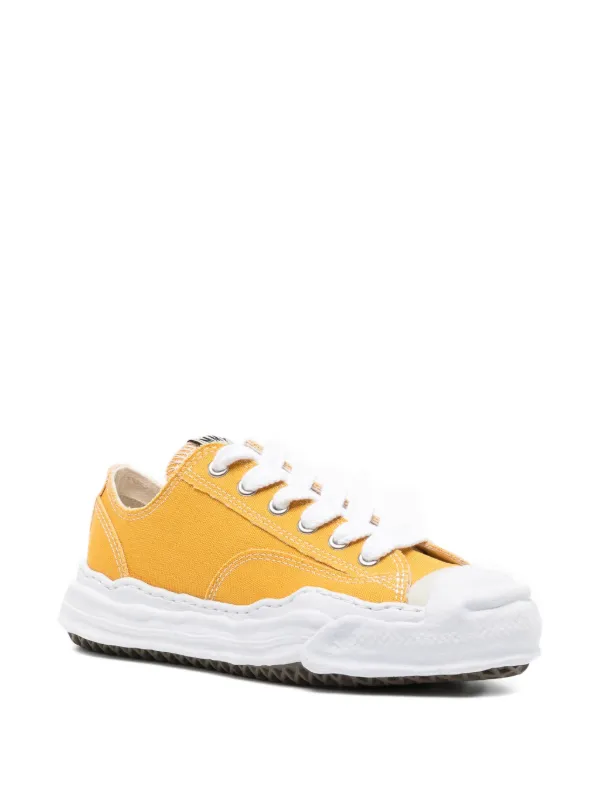 Maison MIHARA YASUHIRO Hank low-top Sneakers | Yellow | FARFETCH