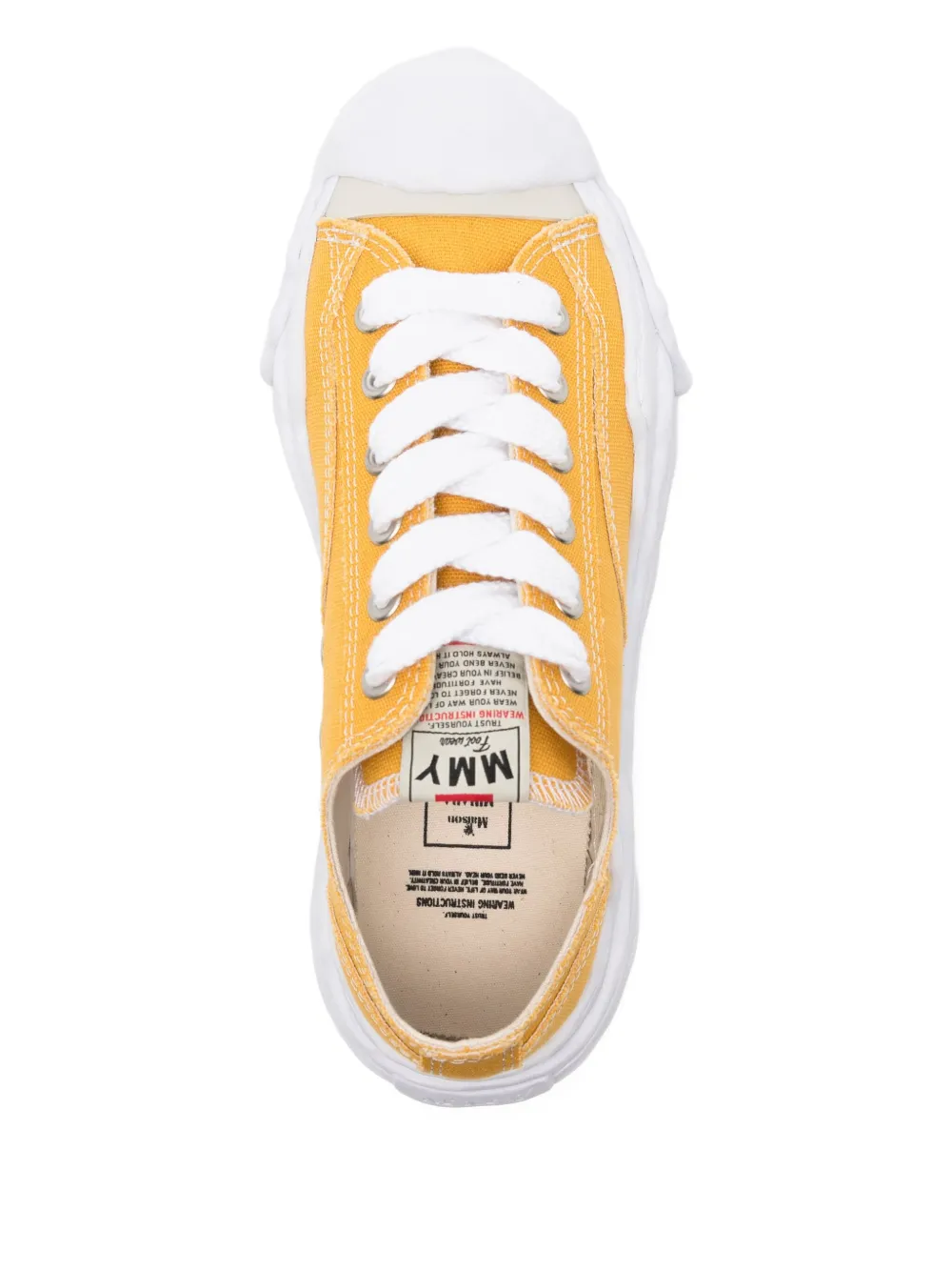 Maison MIHARA YASUHIRO Hank low-top sneakers Yellow