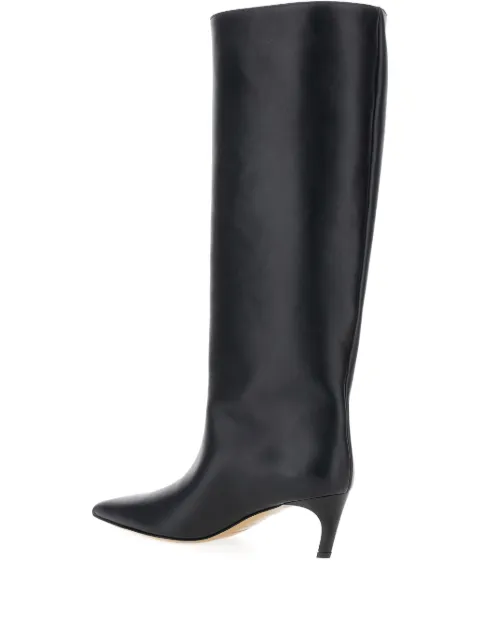 Semicouture pointed-toe knee-high boots