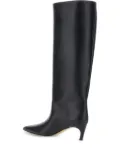 Semicouture pointed-toe knee-high boots - Black