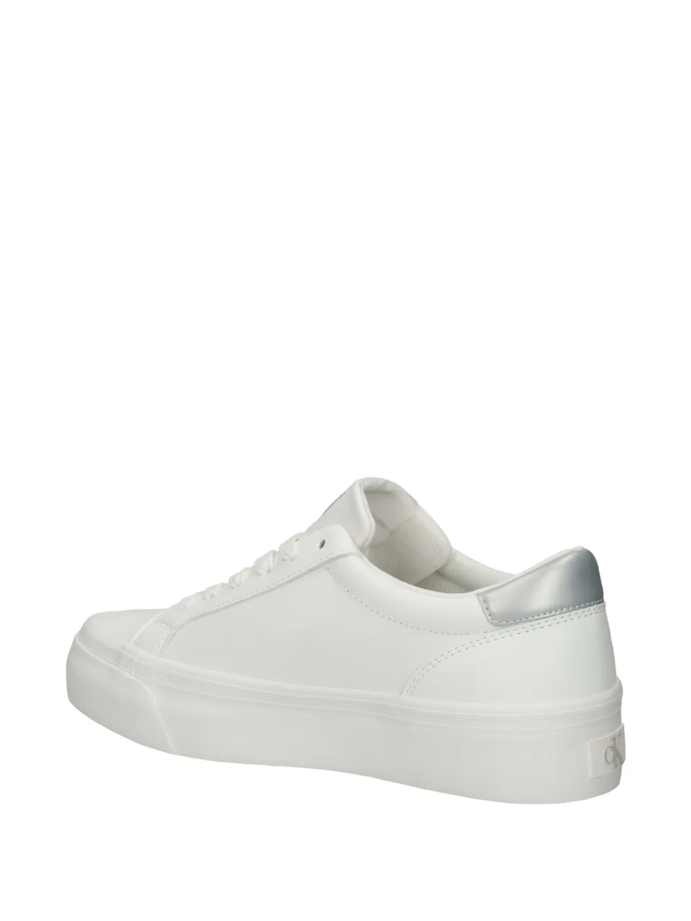 Calvin Klein logo-detail platform sneakers White