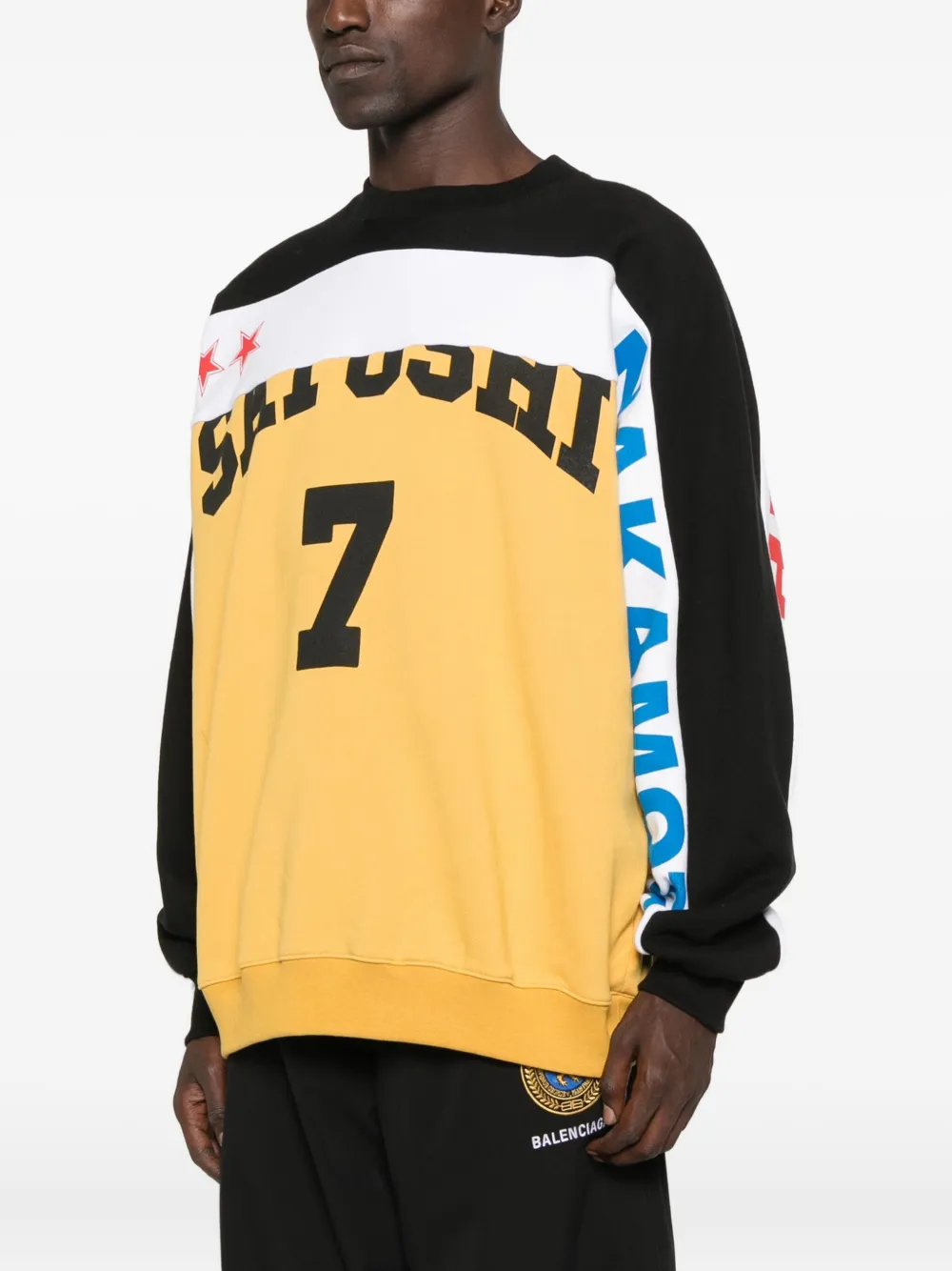 Satoshi Nakamoto Star-print Sweatshirt In Multi