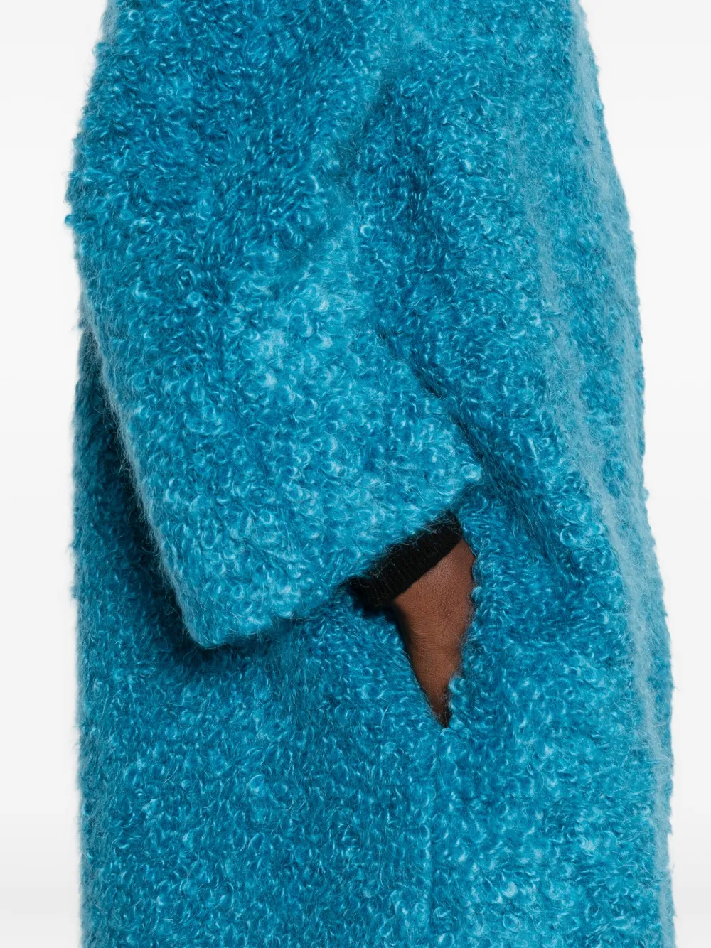 Gianluca Capannolo Mantel van wolblend Blauw