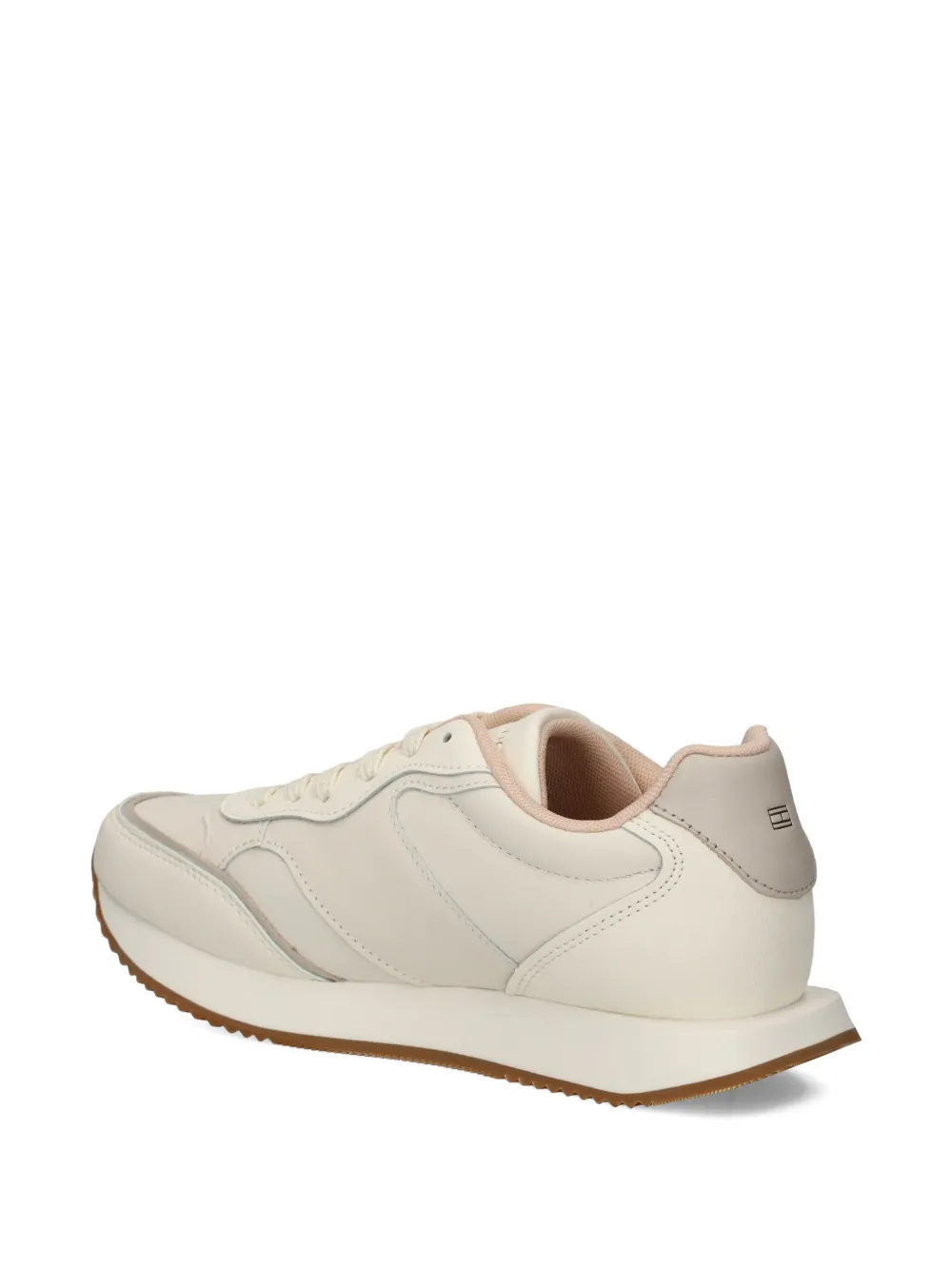 Tommy Hilfiger leather lace-up sneakers White