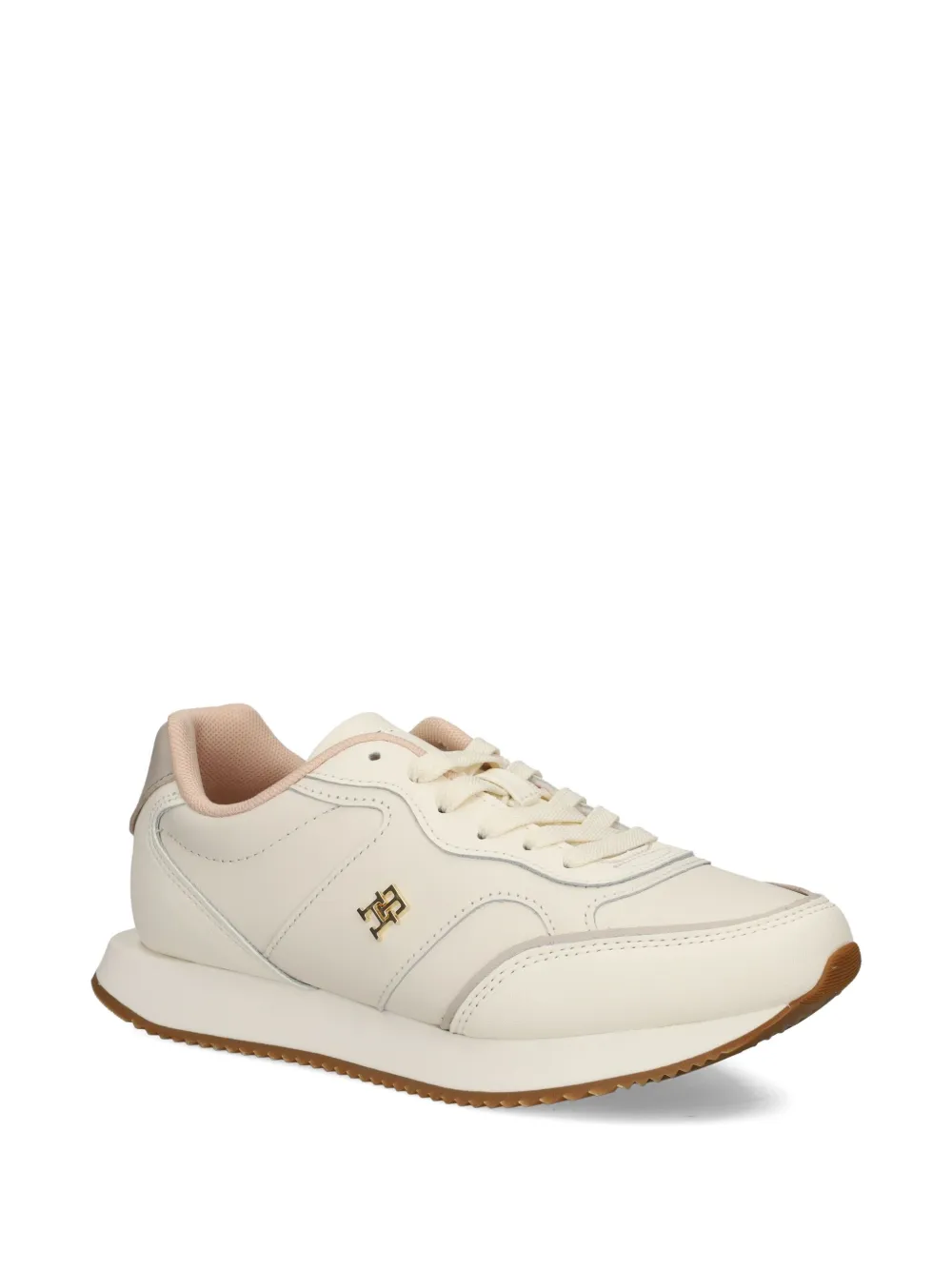 Tommy Hilfiger leather lace-up sneakers White