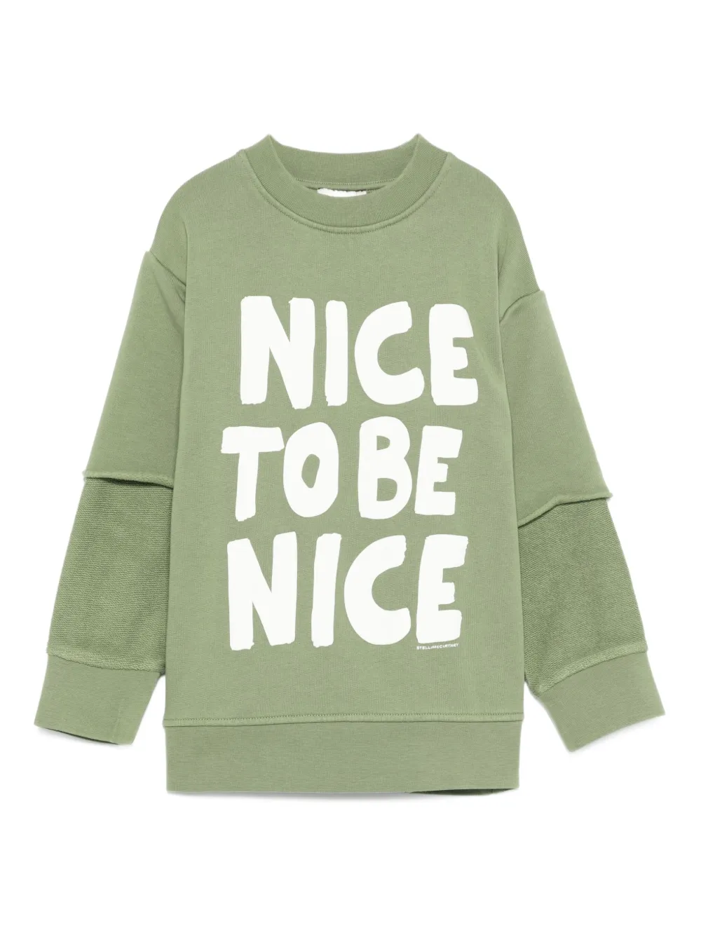 Stella McCartney Kids Gelaagde sweater Groen