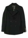 Sealup buttoned double-breasted peacoat - Green