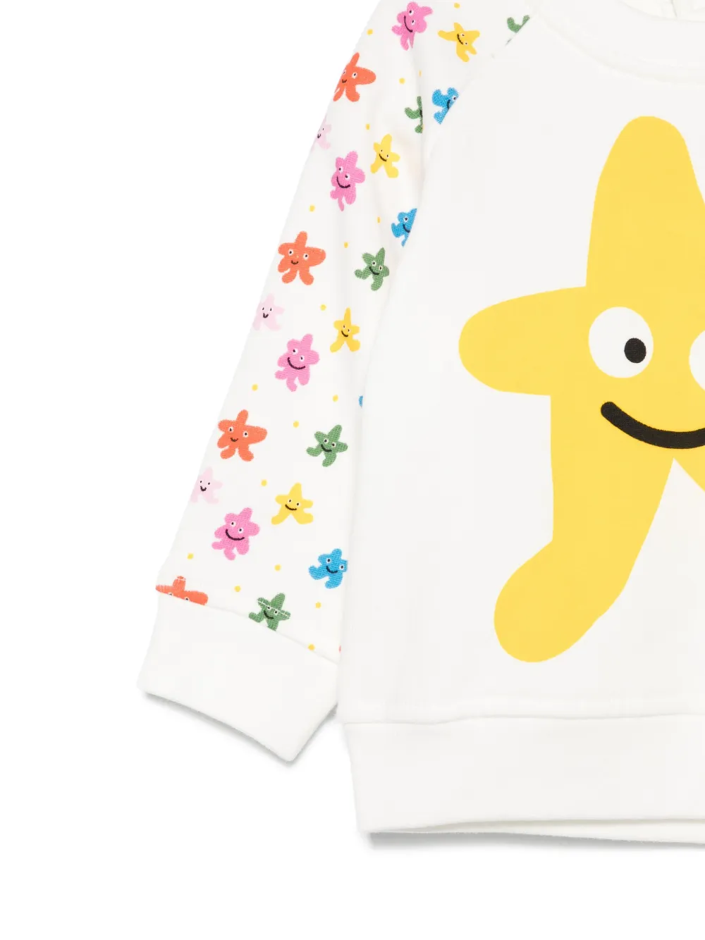 Stella McCartney Kids Sweater met grafische print Wit