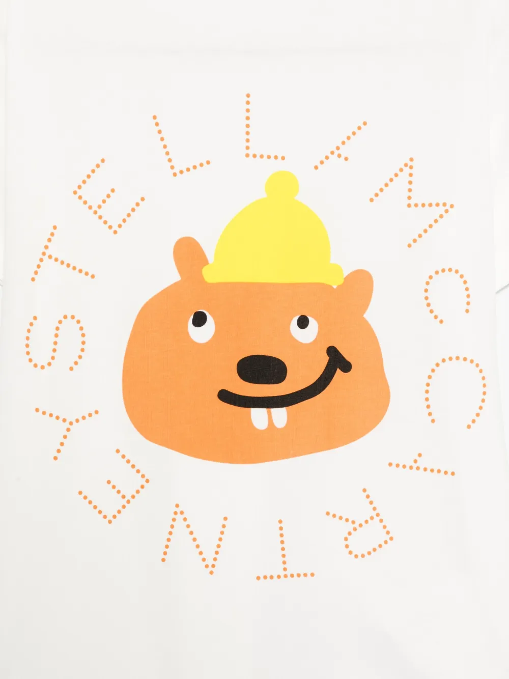 Stella McCartney Kids T-shirt met grafische print Wit