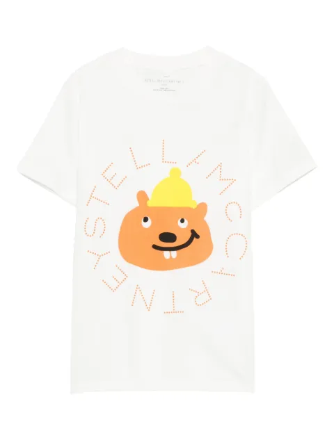 Stella McCartney Kids playera con estampado gráfico