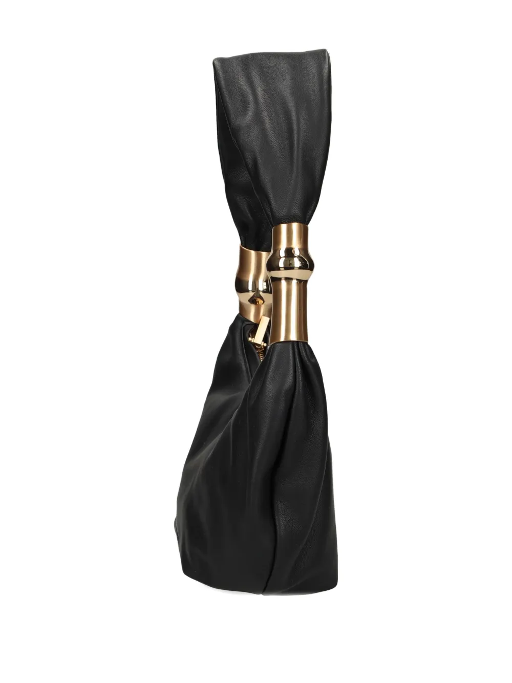 Cult Gaia Mealea leather shoulder bag Zwart